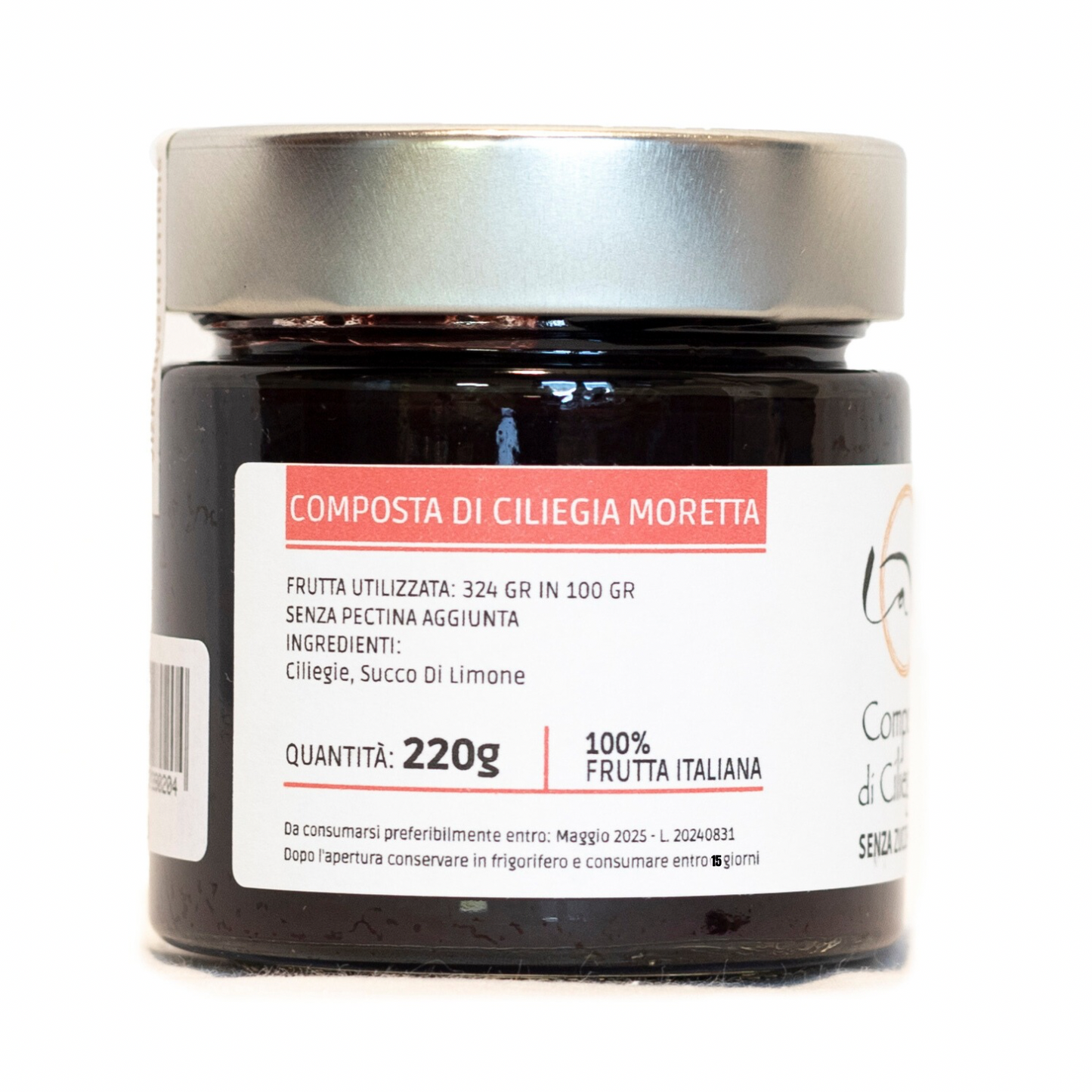 La Mia Composta di Ciliegia Moretta SENZA zuccheri aggiunti