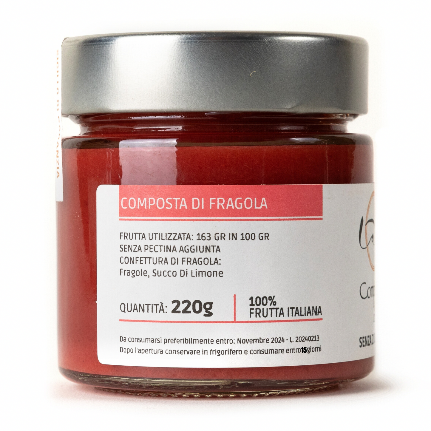 La Mia Composta di Fragola SENZA zuccheri aggiunti
