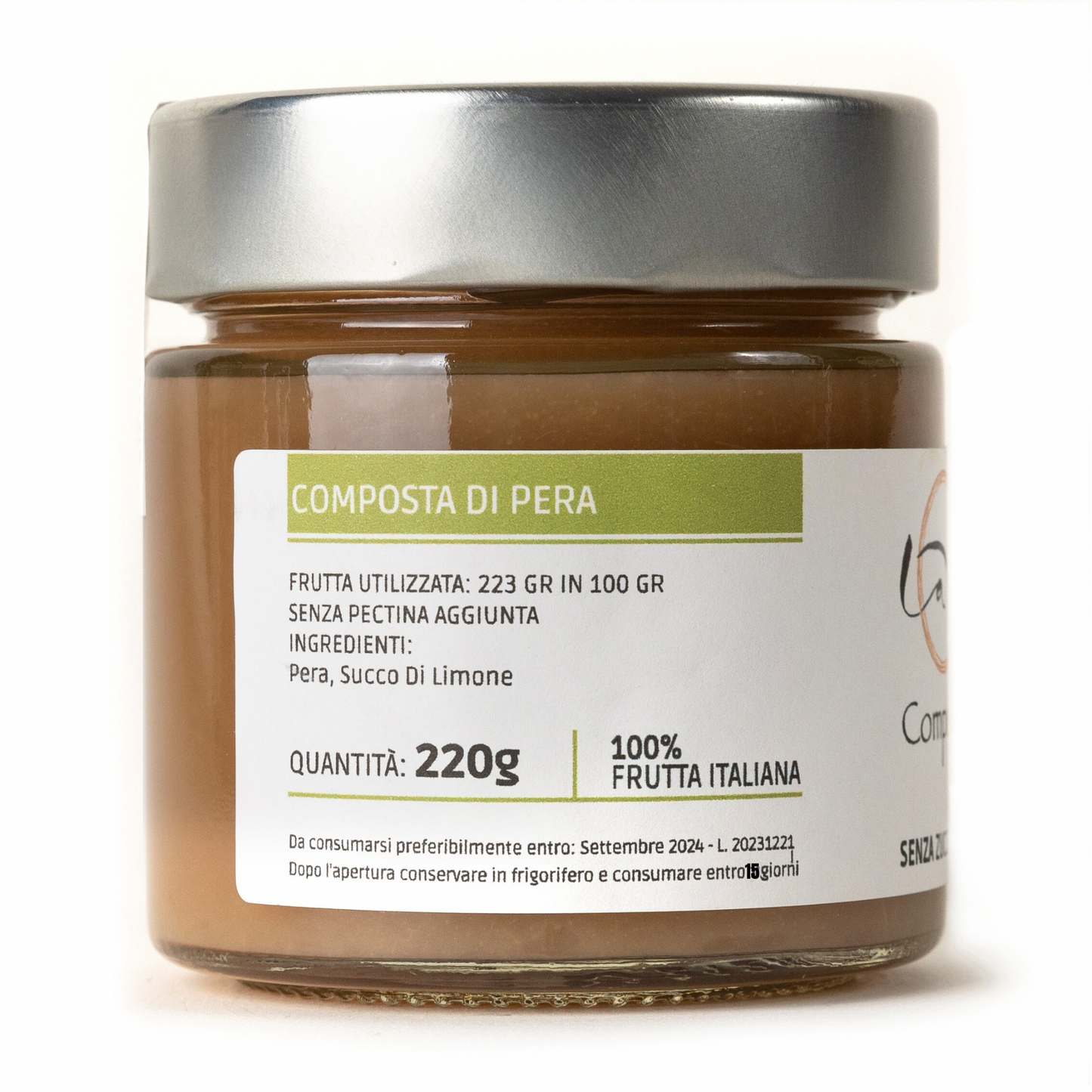 La Mia Composta di Pera SENZA Zuccheri aggiunti